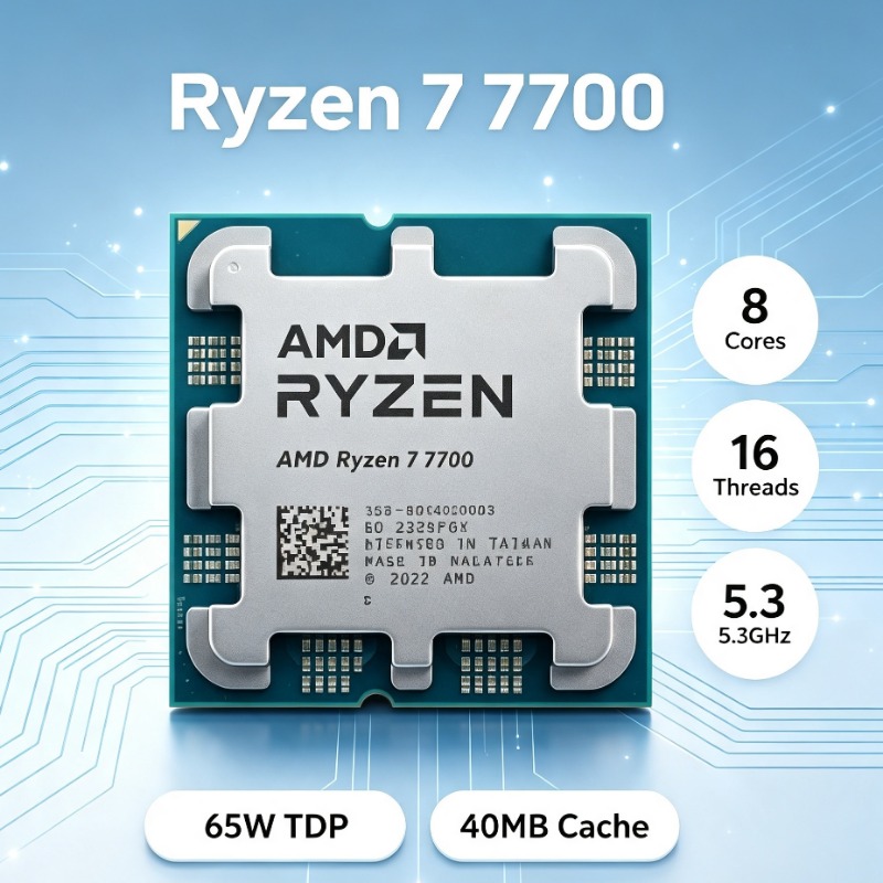 Pc Gaming Ryzen - AM5 Socket Gaming Desktop CPU AMD