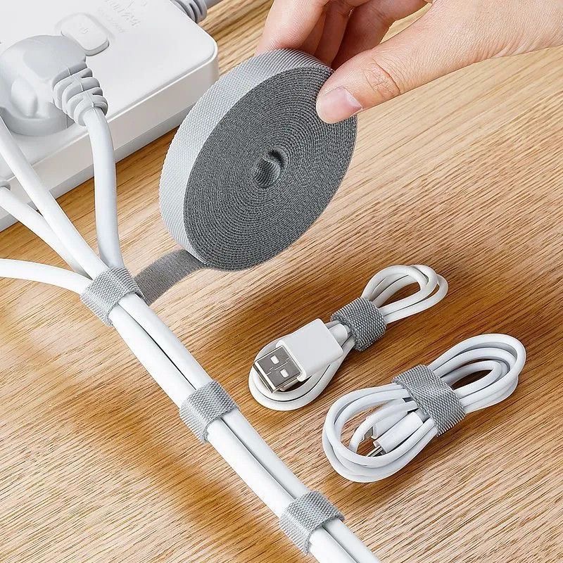 Cable Management Sleeve - 1/5M Kabelorganizer Kabelbeheer Draadoproller Tape Oortelefoon