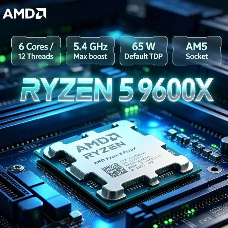 Pc Gaming Ryzen - Hoogpresterende gamingprocessor AMD Ryzen 5 9600X
