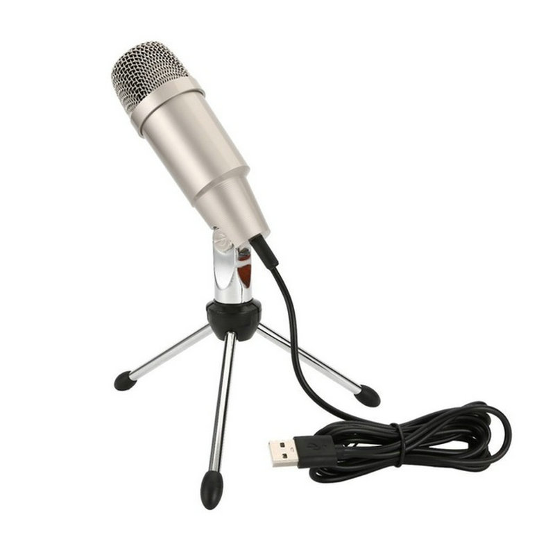 Pc Gaming Youtube - Professionele USB-condensatormicrofoon Metalen bedrade microfoons voor