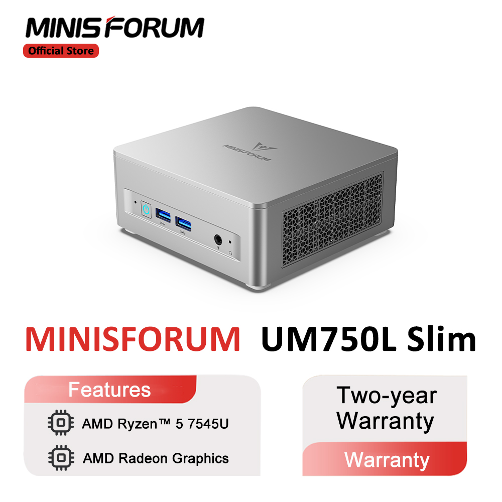 Pc Gaming Ryzen - MINISFORUM Mini PC UM750L Slanke AMD