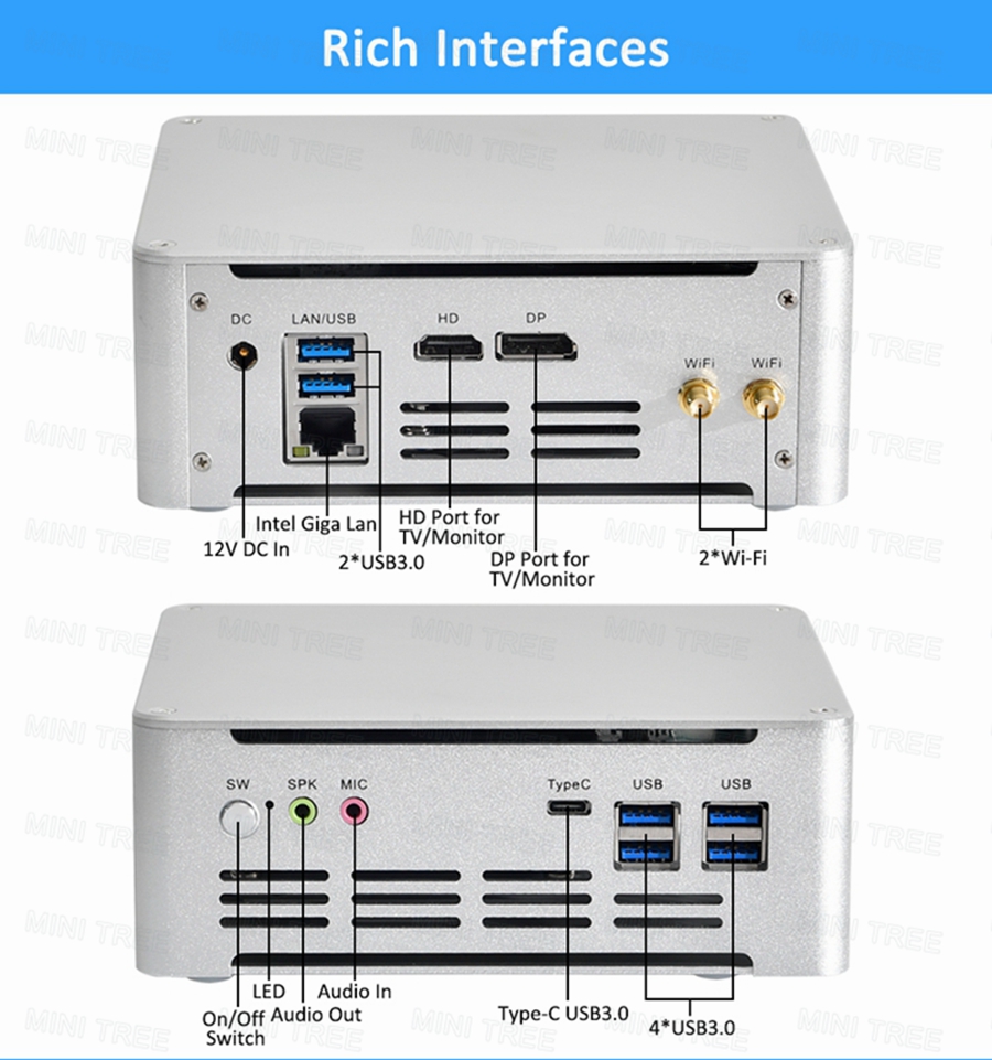 Pc Gaming Intel Core I5 - Win11 Mini PC Cube 13e generatie