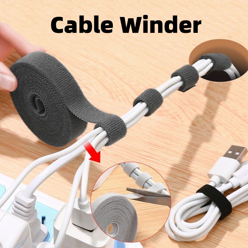 Cable Management Sleeve - Kabelorganizer, scheurbare kabelbeschermer, management voor telefoon,