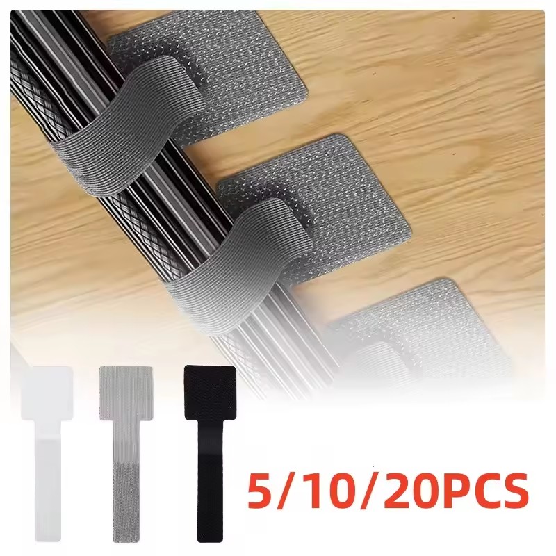 Cable Management Sleeve - 20/10/5/1PCS Losmaakbare Kabelorganisator Ties Muis Oortelefoon