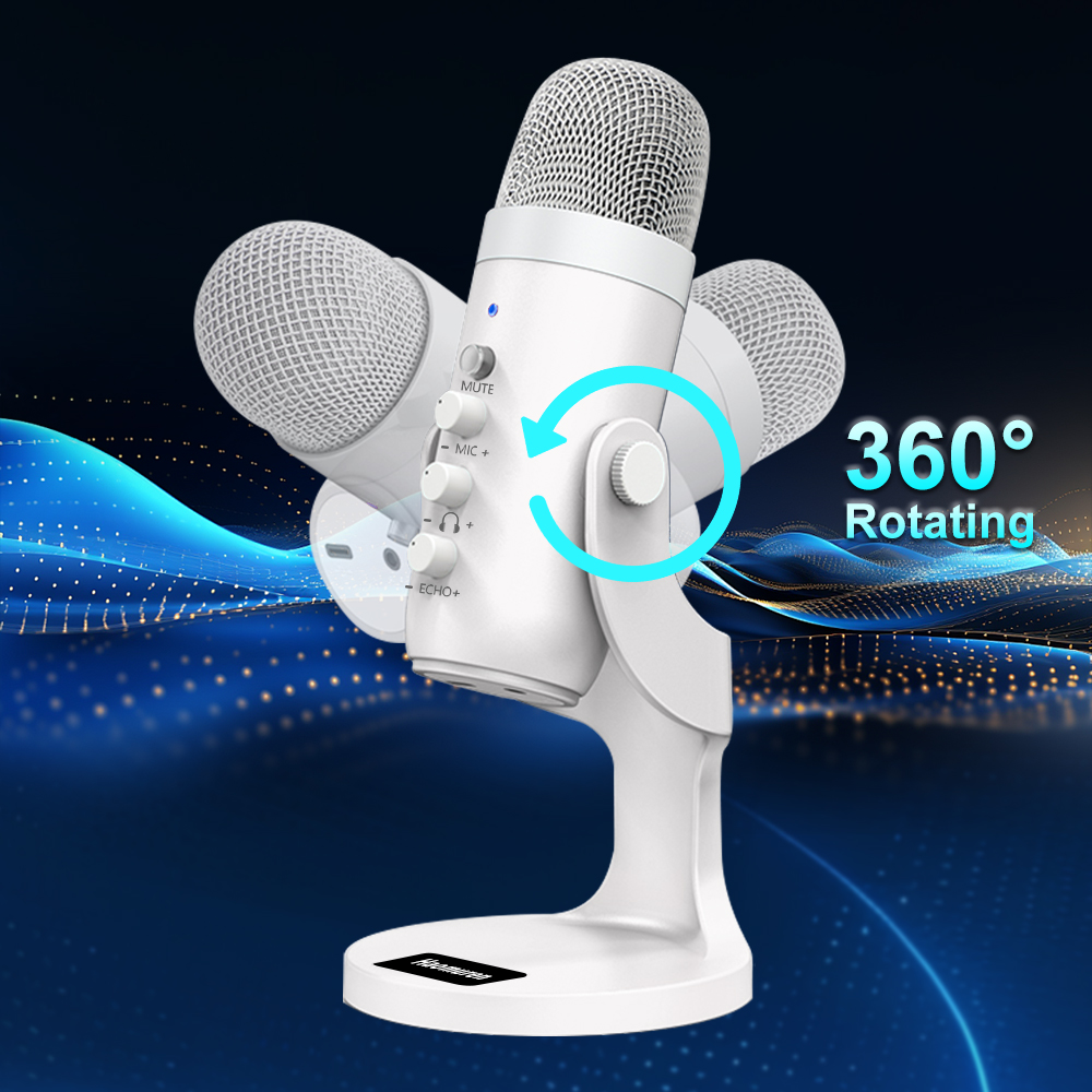 Professionele witte USB-conden - Pc Gaming Youtube recensie en prijs