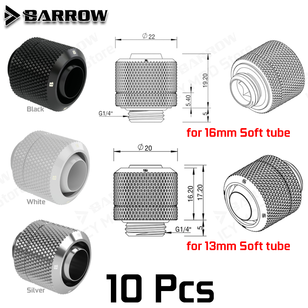 Barrow Soft Tube Connector Kit - Pc Gaming Youtube recensie en prijs