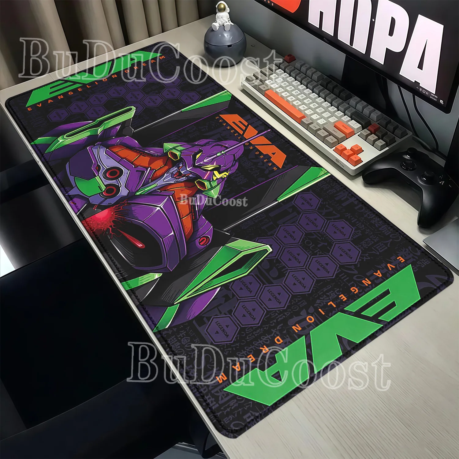 Muismat Evangelione EVA 01 Gro - Pc Gaming Evangelion recensie en prijs