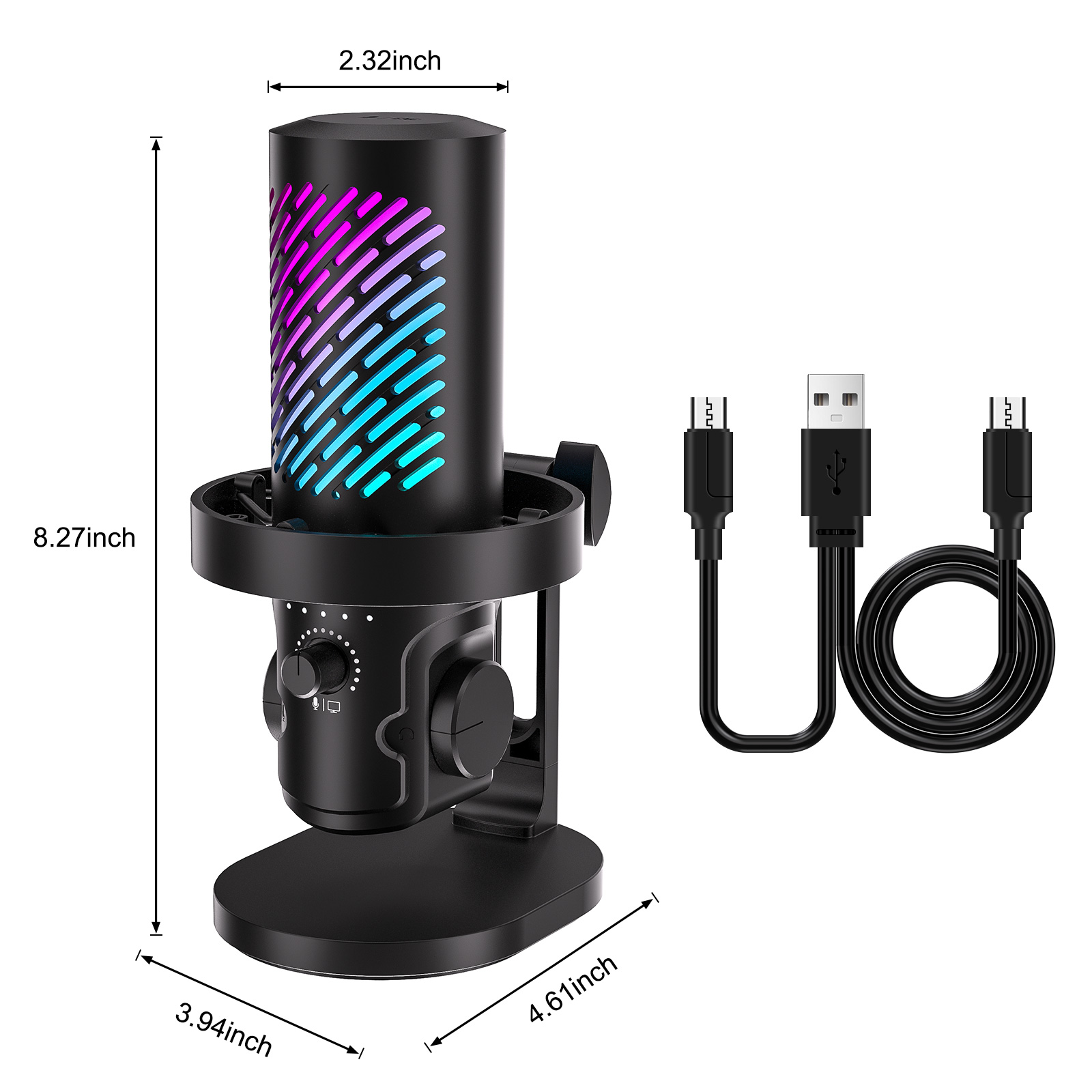 Tenlamp CG1 RGB USB-streamingm - Pc Gaming Youtube recensie en prijs
