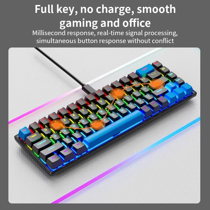K68 Bedraad mechanisch toetsen - Pc Gaming Apple recensie en prijs