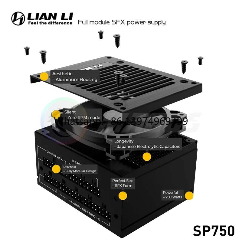 LIAN LI PSU 750w SFX voeding v - Pc Gaming Lian Li recensie en prijs