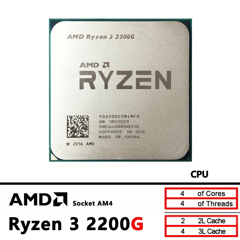 AMD Ryzen 3 2200G R3 2200G 3.5 - Pc Gaming Ryzen recensie en prijs