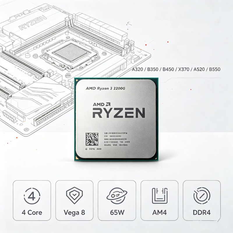 AMD Ryzen 3 2200G R3 2200G 3.5 - Pc Gaming Ryzen recensie en prijs