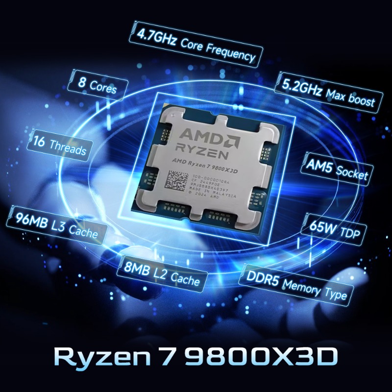 AMD Ryzen 7 9800X3D Content Cr - Pc Gaming Ryzen recensie en prijs