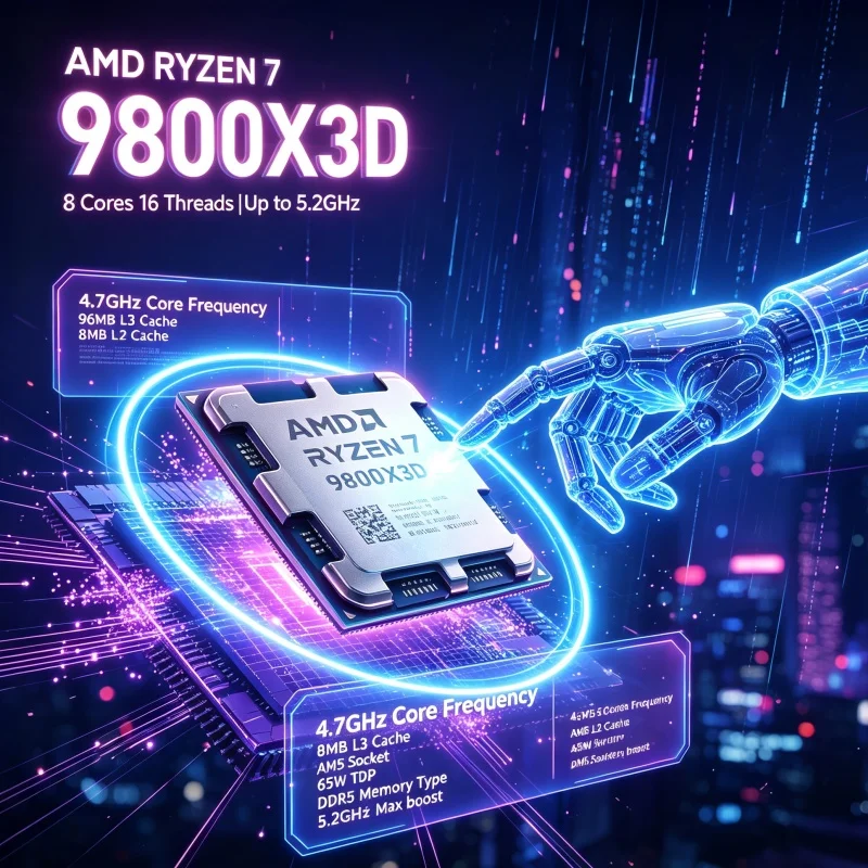 AMD Ryzen 7 9800X3D AM5 Gaming - Pc Gaming Ryzen recensie en prijs